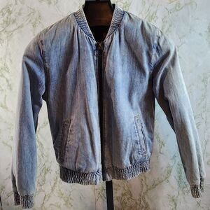 American Eagle Outfitters Fleece Lined Denim Coat
